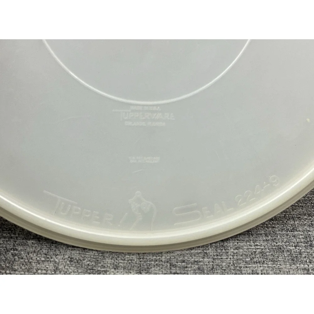 Vintage Tupperware Clear 12.25